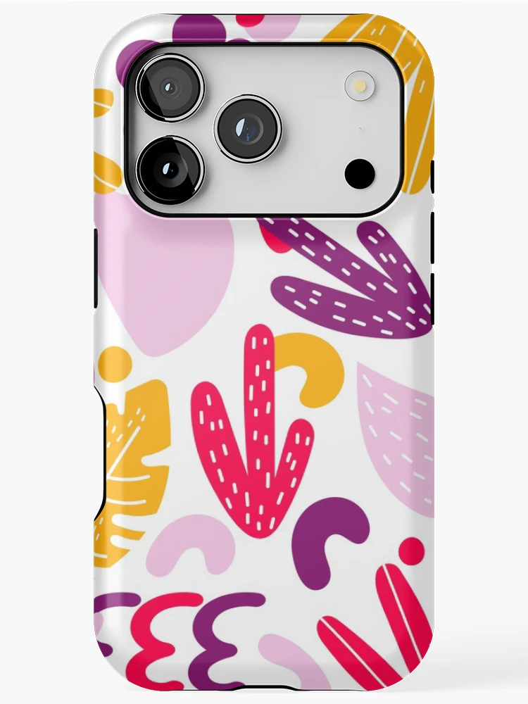 Thumbnail 1 of 4, iPhone Case, Abstract Floral Rendition designed and sold by InducTees.