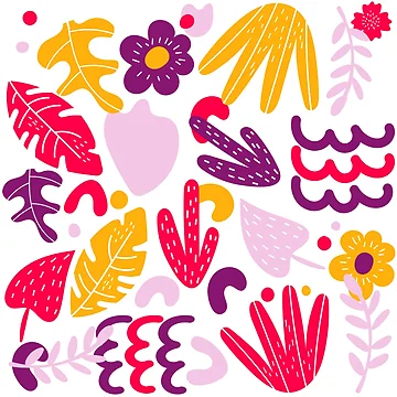 Artwork thumbnail, Abstract Floral Rendition by InducTees