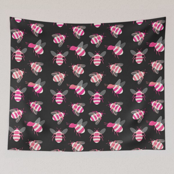 Item preview, Bee Ombré- charcoal  designed and sold by Vinaerick.