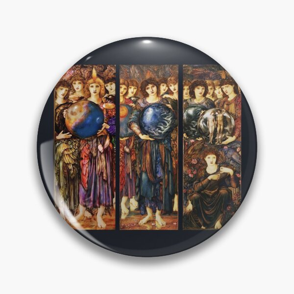 Artikelvorschau, Tage der Schöpfung Engel Vierter, fünfter und sechster Tag von Edward Burne Jones entworfen und verkauft von BulganLumini.