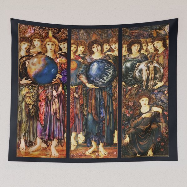 Item preview, DAYS OF CREATION ANGELS Fourth, Fifth and Sixth Day by Edward Burne Jones designed and sold by BulganLumini.