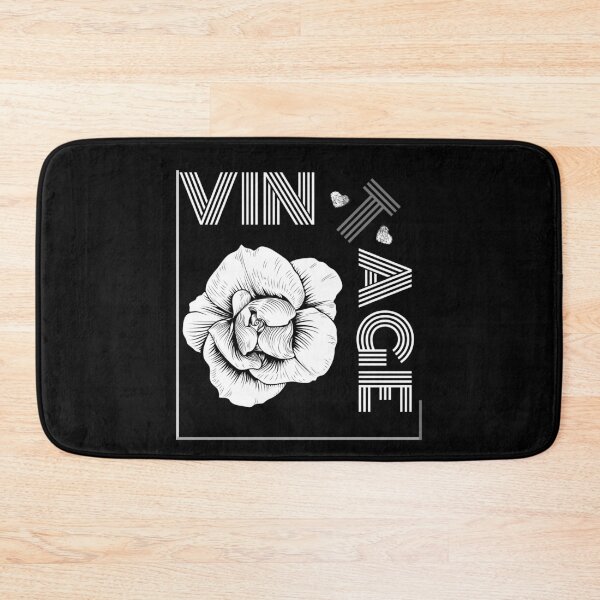 Artikelvorschau, Vintage Collection Kohlrose Retro Schwarz und Weiß entworfen und verkauft von apathecary.