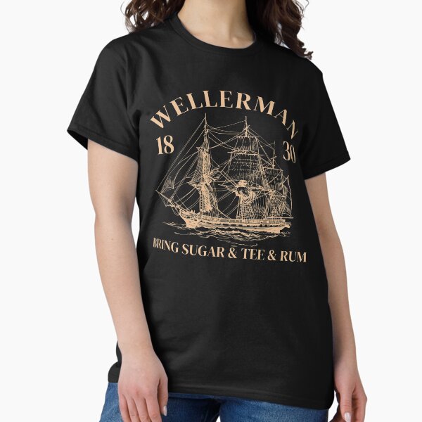 Vista previa del artículo con la obra «Wellerman Sea Shanty - Azúcar, camiseta y ron», diseñado y vendido por NicyShopy.