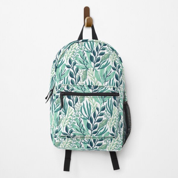 Item preview, Lovely Beautiful Blue Colored Flowers Leaves Pattern designed and sold by GBDesigner.