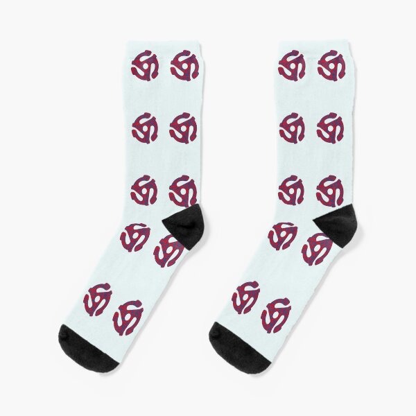 Rockin’ 45RPM Record Adapter Socks