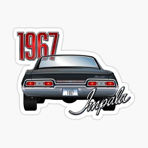 Item preview, 1967 Chevrolet Impala Rear View designed and sold by bjcoving.