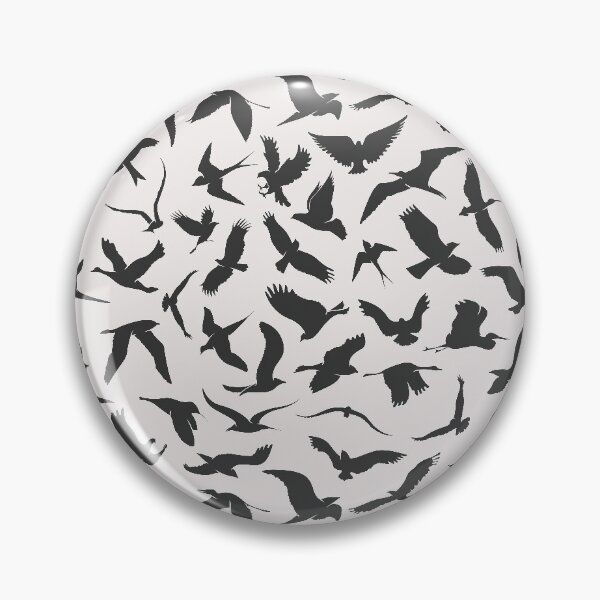 Item preview, Funny Seamless Pattern Flying Birds designed and sold by Ristinga.
