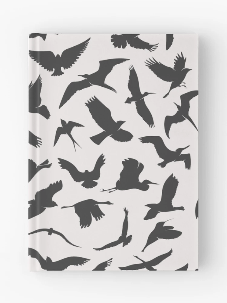 Thumbnail 1 of 3, Journal, Funny Seamless Pattern Flying Birds designed and sold by Ristinga.
