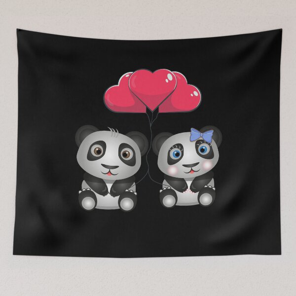 Item preview, Panda Love Gift Valentines Day Girlfriend designed and sold by besTmanuFacture.