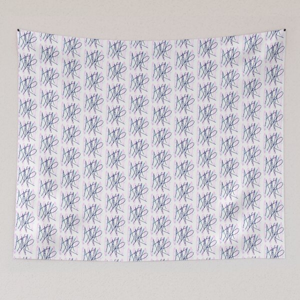 Item preview, Blue Lavender Luminance Graffiti designed and sold by frankie5368.