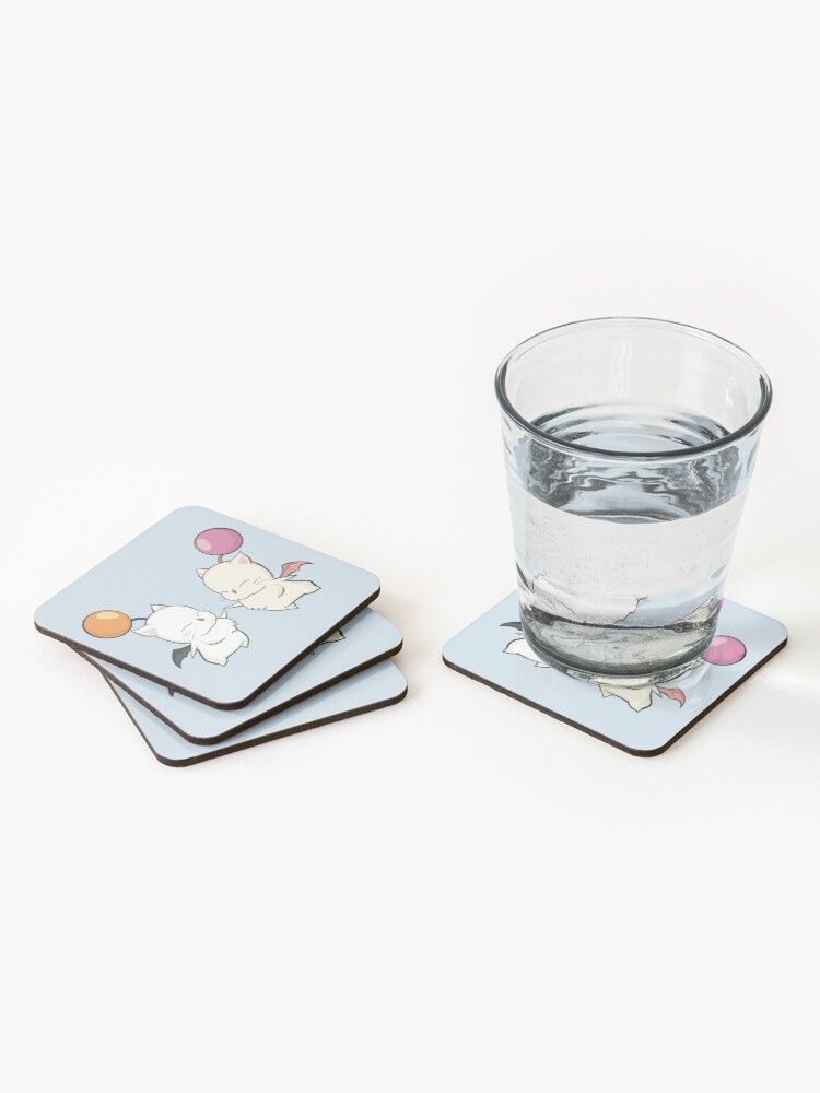 Thumbnail 2 of 5, Coasters (Set of 4), Moogles designed and sold by YasminWalji.