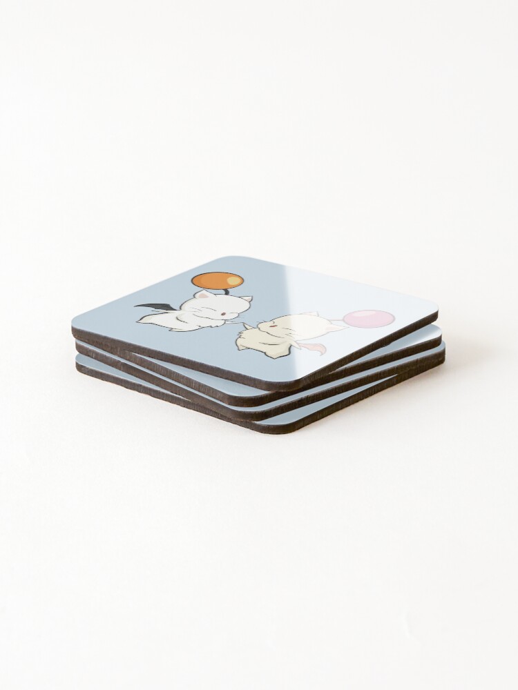 Thumbnail 4 of 5, Coasters (Set of 4), Moogles designed and sold by YasminWalji.