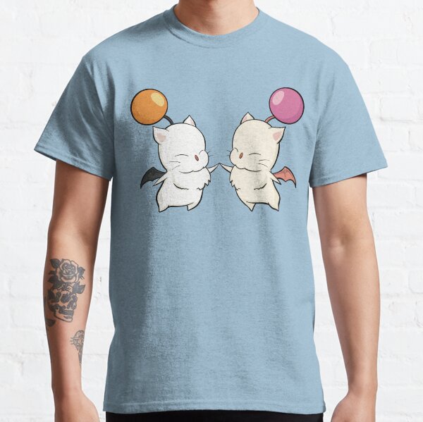 Moogle kupo tshirt para meninas final fantasia xiv jogo topos moda