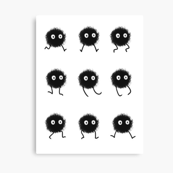Spirited Away soot sprites Canvas Print