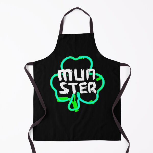 Aperçu de l'œuvre Munster, Neon Shamrock, MUNSTER Irlande créée et vendue par badlydrawnbabe.