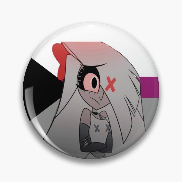 Item preview, Vaggie Demisexual Pin designed and sold by Cosplayshin.