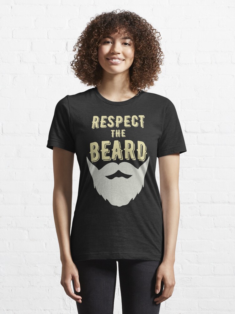 Alternate view of Respect The Beard Essential T-Shirt