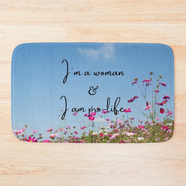 Item preview, I'm a Woman & I am Pro-life designed and sold by ChristianCoding.