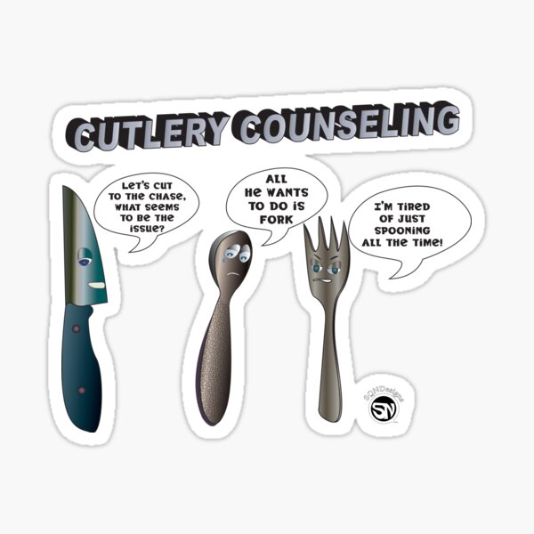 Item preview, Cutlery Counseling designed and sold by Sqndesigns.