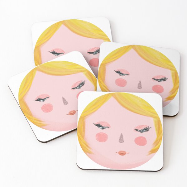 Item preview, Portrait of Pretty Blonde in the Circle designed and sold by NinaMilivojevic.