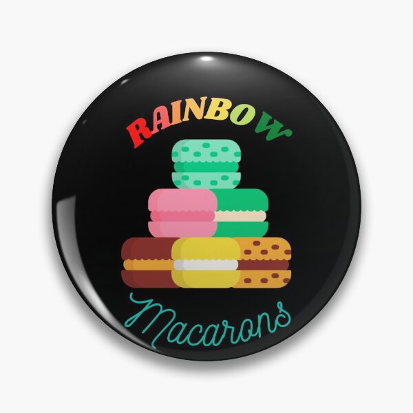 Item preview, Rainbow macarons designed and sold by Custom Shop.