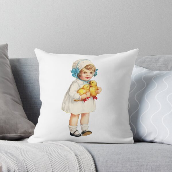 Artikelvorschau, Vintage Ostern Mädchen mit Küken entworfen und verkauft von dcohea.