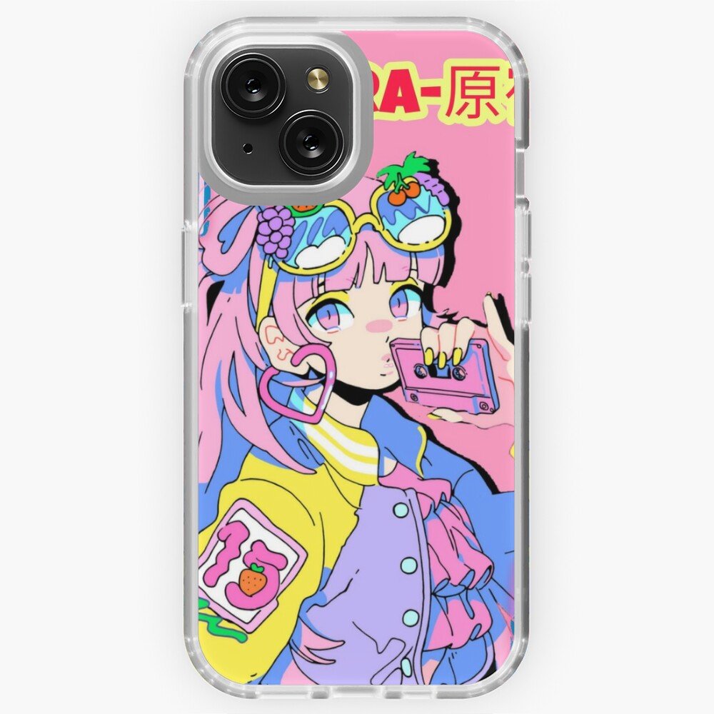  iPhone 13 Kawaii Chibi Girl  Decora Fairy Kei Anime Manga  Harajuku Case : Cell Phones & Accessories