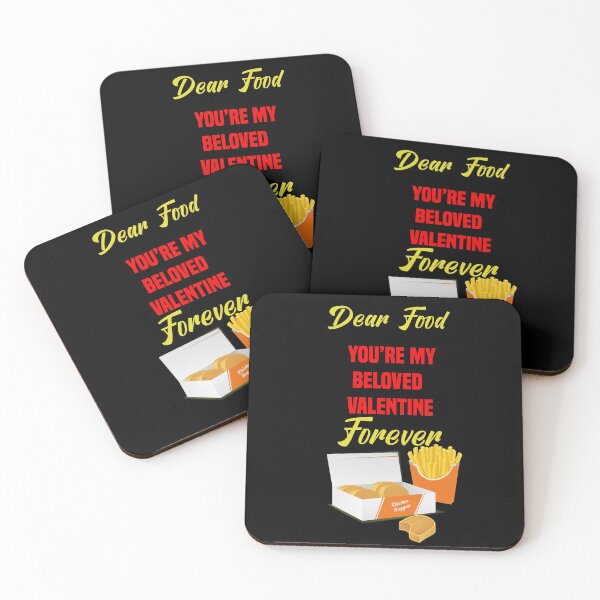 Item preview, Dear food you're my beloved valentine forever-Valentine's day  designed and sold by Designs-RZ.
