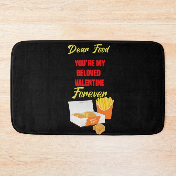 Item preview, Dear food you're my beloved valentine forever-Valentine's day  designed and sold by Designs-RZ.