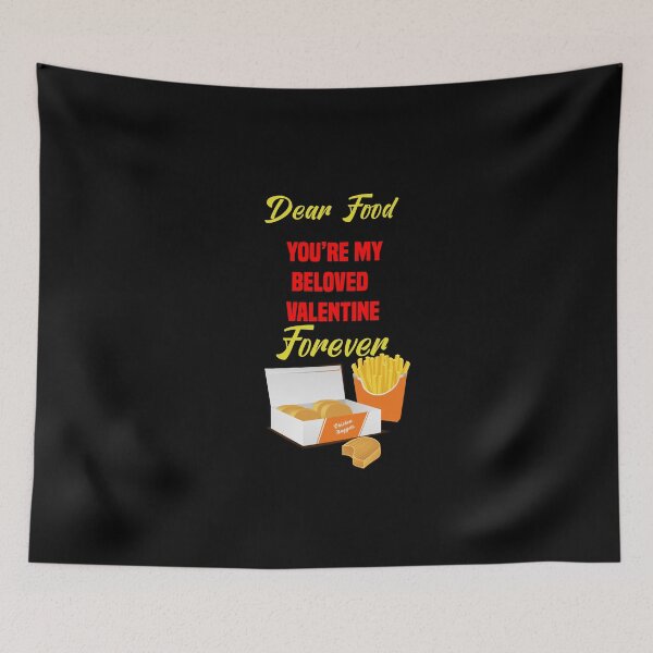 Item preview, Dear food you're my beloved valentine forever-Valentine's day  designed and sold by Designs-RZ.