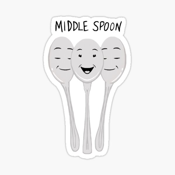 Middle Spoon Sticker