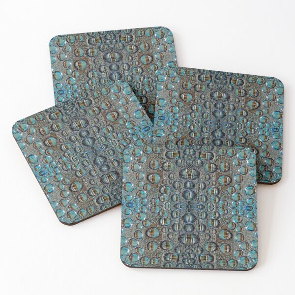 Item preview, Water Droplets Blue and Brown designed and sold by RitaMaye.