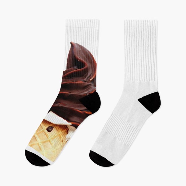 Item preview, Danish soft Ice cream in a waffle cone on a white background designed and sold by Michaelerch.