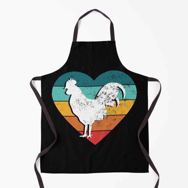 Item preview, Vintage Chicken Sunset Heart designed and sold by Rooster Syndicate.