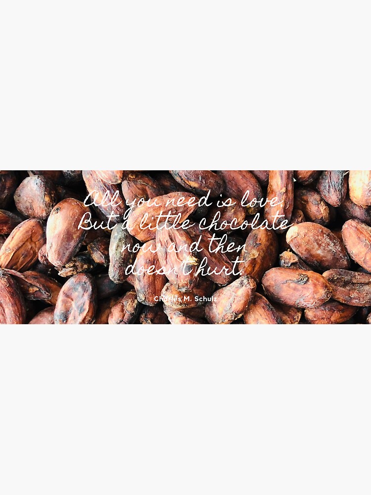 "Chocolate for life" Sticker for Sale by beizos Redbubble