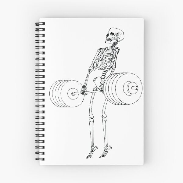 Item preview, Skeleton Weightlifting Workout Gifts designed and sold by KingMasterStore.