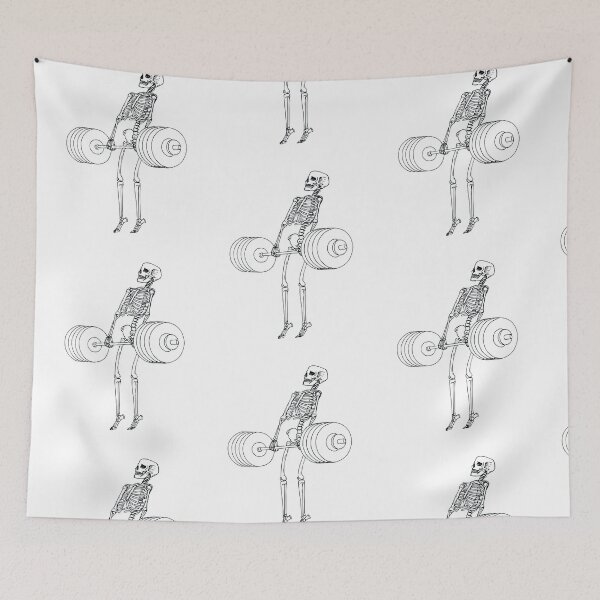 Item preview, Skeleton Weightlifting Workout Gifts designed and sold by KingMasterStore.