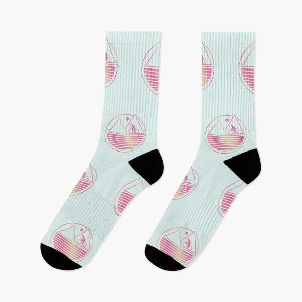 Item preview, Pink Orange Sunset Mountain Ride Black designed and sold by RabeDesigns.