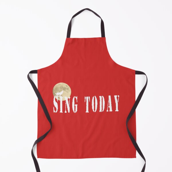 Item preview, Sing Today Wolf Moon White Text Quote Color Cool Phrase  designed and sold by niksy.