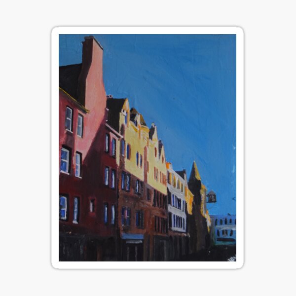 Edinburgh, The Foot Of The Royal Mile Sticker