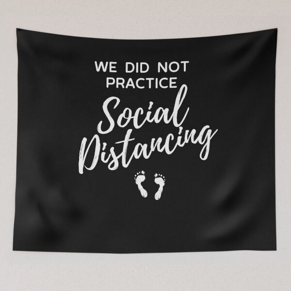 Item preview, Funny Pregnancy Announcement - Social Distancing designed and sold by Adonalyn.