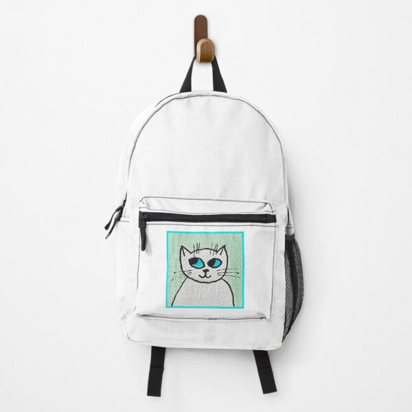Item preview, Whimsical Cat Portrait #3 designed and sold by ErinBrieArt.