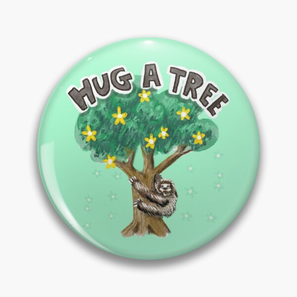 Item preview, Hug a Tree Sloth: daily doodle design  designed and sold by Hannah's  Doodles.