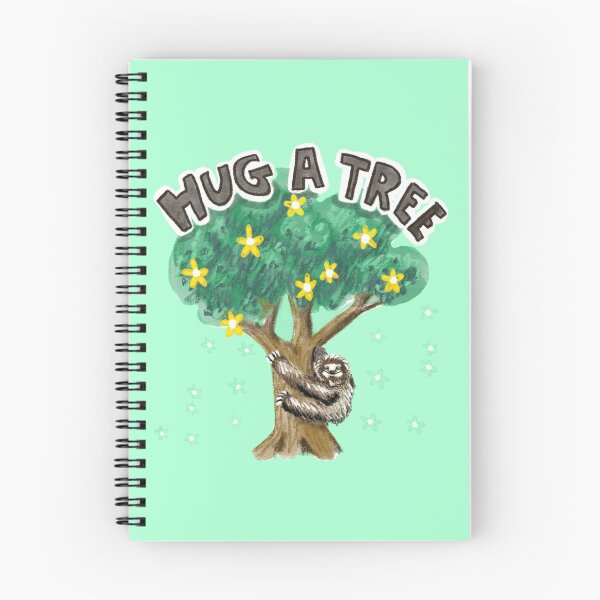Item preview, Hug a Tree Sloth: daily doodle design  designed and sold by Hannah's  Doodles.