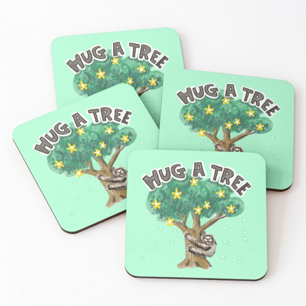 Item preview, Hug a Tree Sloth: daily doodle design  designed and sold by Hannah's  Doodles.
