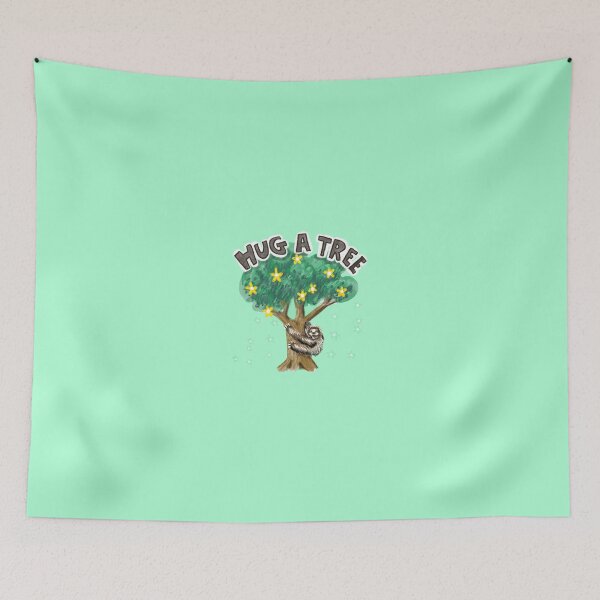 Item preview, Hug a Tree Sloth: daily doodle design  designed and sold by Hannah's  Doodles.