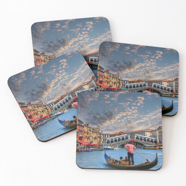 Item preview, Gondola on Grand Canal at Rialto Bridge designed and sold by dbvirago.