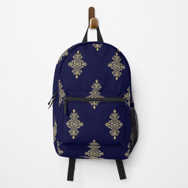 Item preview, Gold exquisite decoration on navy background designed and sold by fowons.