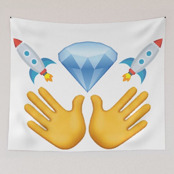Item preview, Diamond Hands to the Moon designed and sold by lgotian.