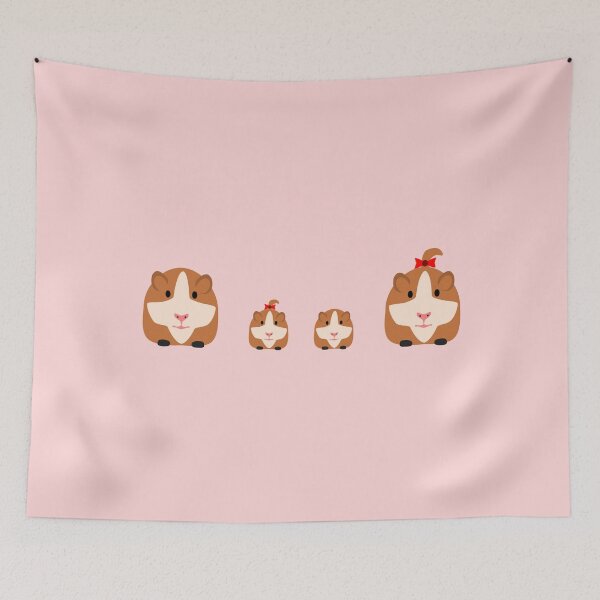 Item preview, Guinea Pig Caramel Family designed and sold by WoldsLincs.
